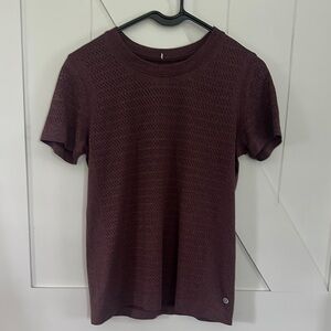 Lululemon Women’s BreezeBy Short Sleeve Tee, Dark Adobe Antique Bark, S